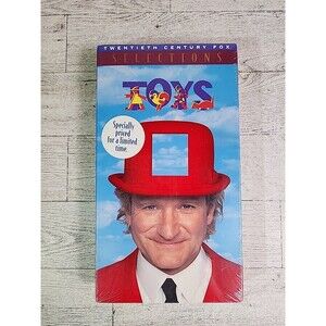Toys VHS SEALED Watermarks Fox Video Robin Williams LL Cool J Vintage 1992 Movie